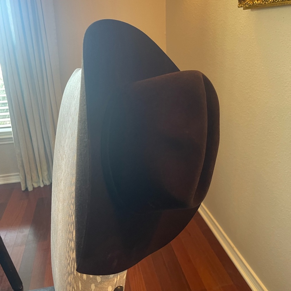 Black Charli one horse designer chocolate brown cowboy hat
